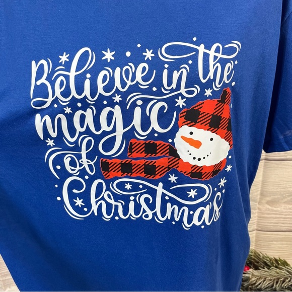 5XL Christmas T-shirt with Curvy+ Christmas leggings - Picture 6 of 14